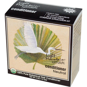 Light Mountain, Natural Conditioner, Neutral, 4 oz (113 g)