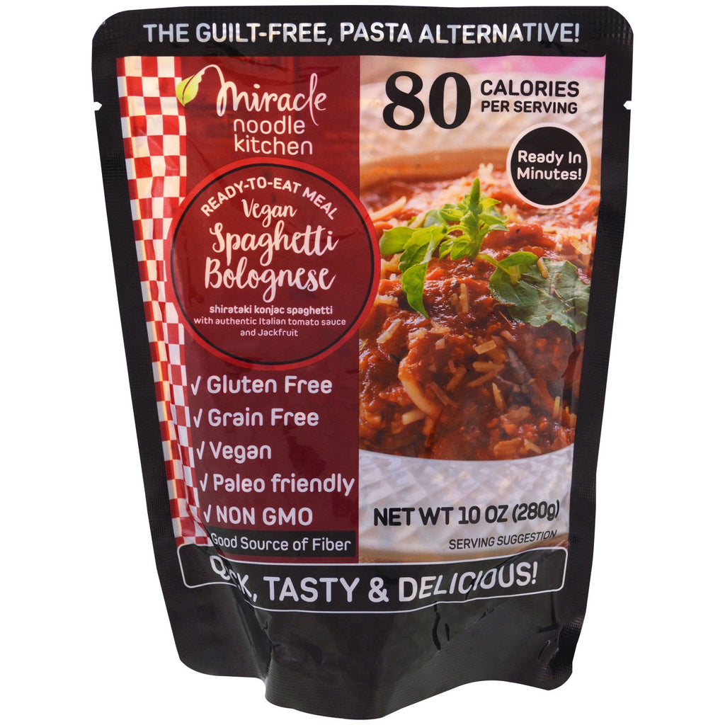 Miracle Noodle, Ready-to-Eat Meal, Vegan Spaghetti Bolognese, 10 oz (280 g)