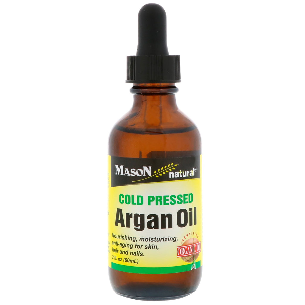 Mason Natural, Cold Pressed Argan Oil, 2 fl oz (60 ml)