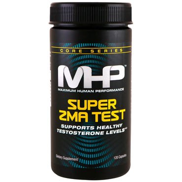 Maximum Human Performance, LLC, Super ZMA Test, 120 Capsules