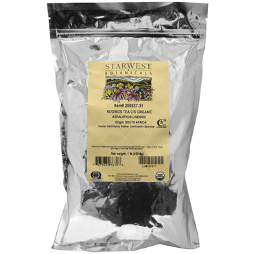 Starwest Botanicals,  Rooibos Tea C/S, 1 lb (453.6 g)