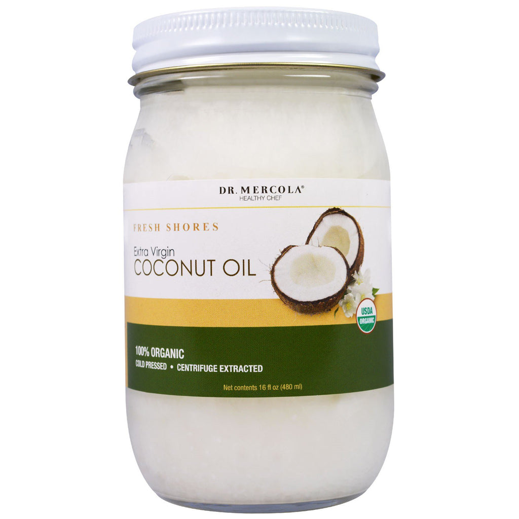 Dr. Mercola,  Extra Virgin Coconut Oil, 16 fl oz (480 ml)