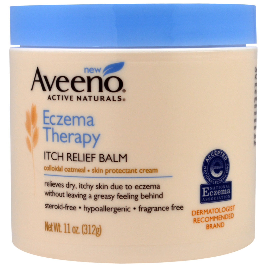Aveeno, Eczema Therapy Balsam pentru calmarea mâncărimii, 11 oz (312 g)