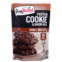 FlapJacked, Protein Cookie and Baking Mix, Double Chocolate, 9 oz (255 g)