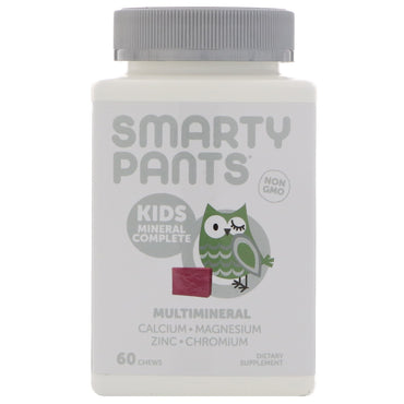 Smartypants, mineral completo para niños, multimineral, mezcla de bayas, 60 masticables