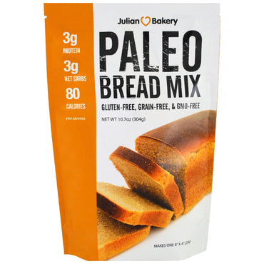 Julian Bakery, 팔레오 브레드 믹스, 10.7 온스 (304 g)