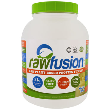 Raw Fusion, Fusão de Proteína Crua à Base de Plantas, Feijão de Baunilha, 1854 g (65,3 oz)