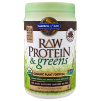 Garden of Life, Raw Protein & Greens,  Plant Formula, Real Raw Chocolate Cacao, 22 oz (611 g)