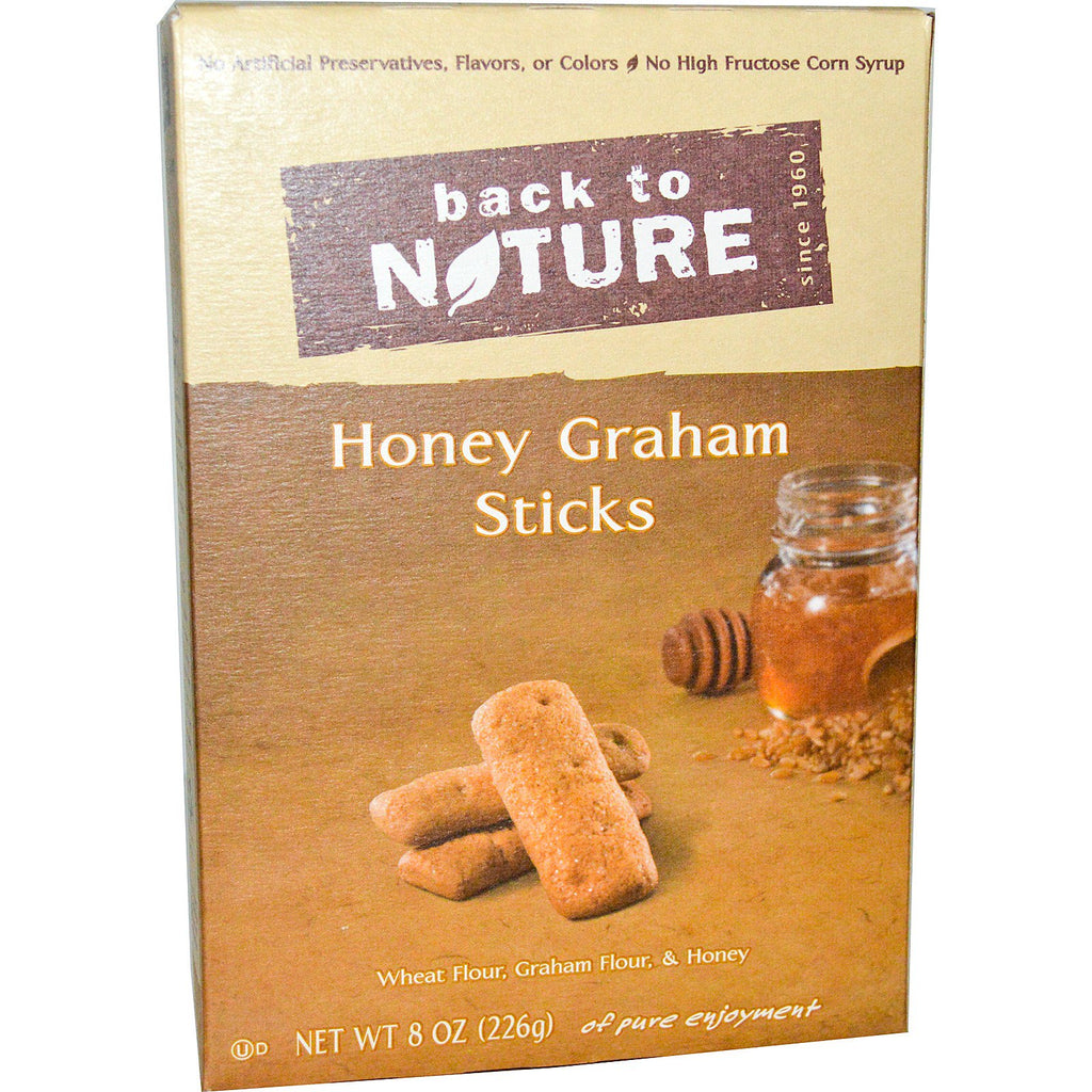 Tilbage til naturen, sticks, honning Graham, 8 oz (226 g)