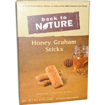 Tilbake til naturen, pinner, honning Graham, 8 oz (226 g)