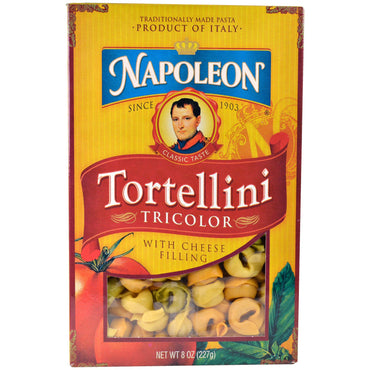 Napoleon Co. Tortellini Tricolor con relleno de queso 8 oz