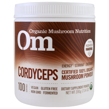 OM  Mushroom Nutrition, Cordyceps, Mushroom Powder, 7.14 oz (200 g)