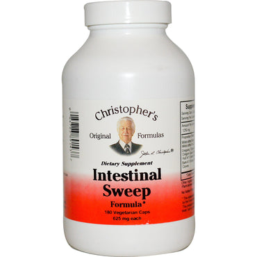 Christopher's Original Formulas, Intestinal Sweep Formula, 625 mg, 180 vegetarische Kapseln