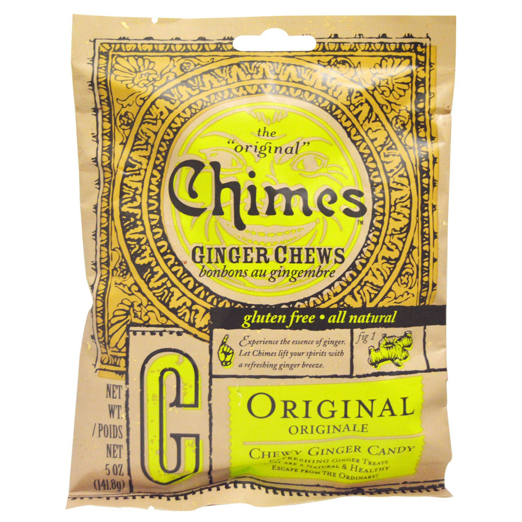 Carillons, produits à mâcher au gingembre, originaux, 5 oz (141,8 g)