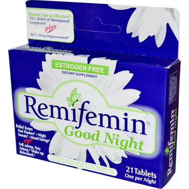 Terapia enzimática, Remifemin, Buenas noches, 21 comprimidos