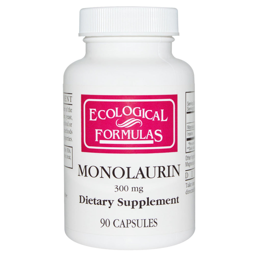 Cardiovascular Research Ltd., Monolaurine, 300 mg, 90 capsules