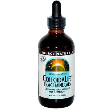 Source Naturals, oligominerale ColloidaLife, aromă de fructe, 4 fl oz (118,28 ml)