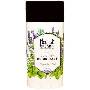 Nourish, Desodorante fresco y seco, lavanda y menta, 62 g (2,2 oz)