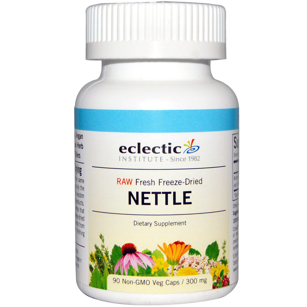 Eclectic Institute, Nettle, 300 mg, 90 Veggie Caps