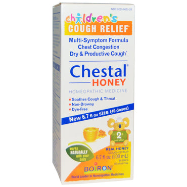 Boiron, Chestal Honey, Soulagement de la toux des enfants, 6,7 fl oz (200 ml)