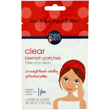 Miss Spa, Clear, Blemish Patches, 24 Spots