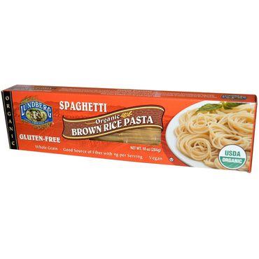 Espagueti de pasta con arroz integral Lundberg 10 oz (284 g)