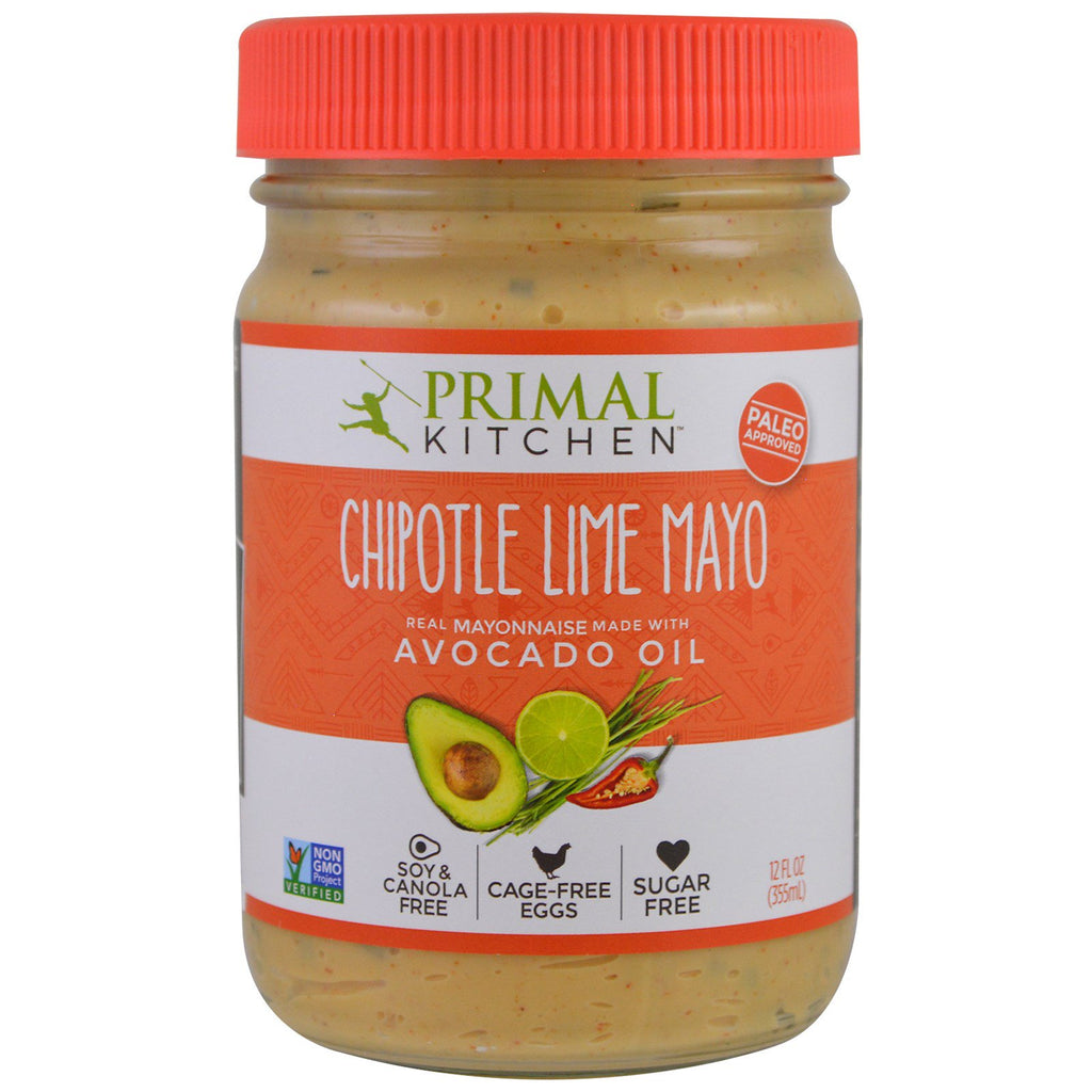 Primal Kitchen, maionese con olio di avocado, chipotle lime, 355 ml (12 fl oz)