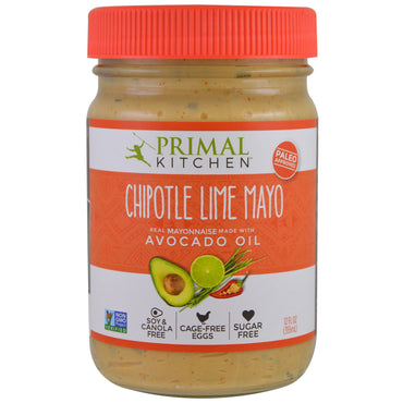 Primal Kitchen, Mayonnaise à l'huile d'avocat, Chipotle Lime, 12 fl oz (355 ml)