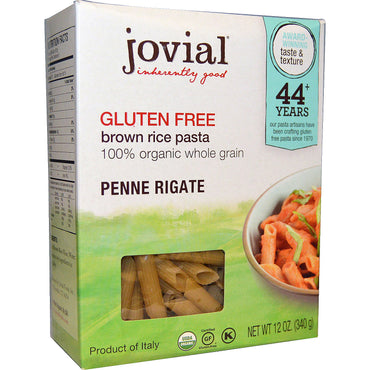 Jovial Brown Rice Pasta Penne Rigate  12 oz (340 g)