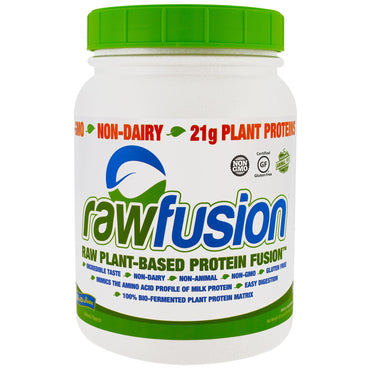 Raw Fusion, Raw Plant-Based Protein Fusion, Vanilla Bean, 32.6 oz (927 g)