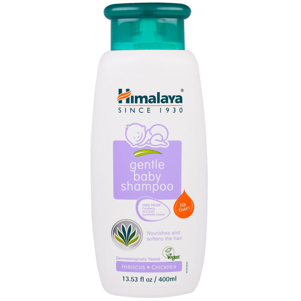 Himalaya Shampooing doux pour bébé Hibiscus et pois chiches 13,53 fl oz (400 ml)