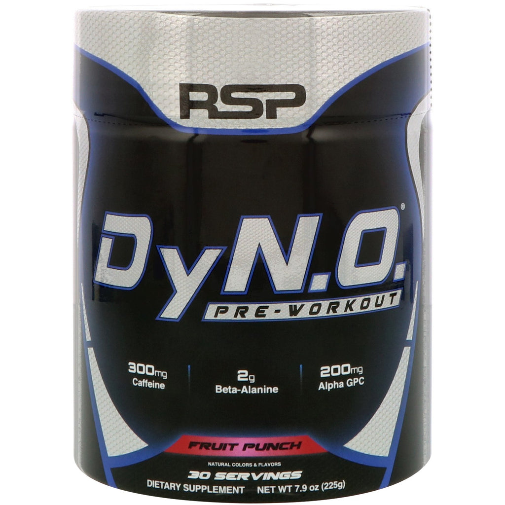 RSP Nutrition, DyN.O. Pre-workout, fruitpunch, 7,9 oz (225 g)