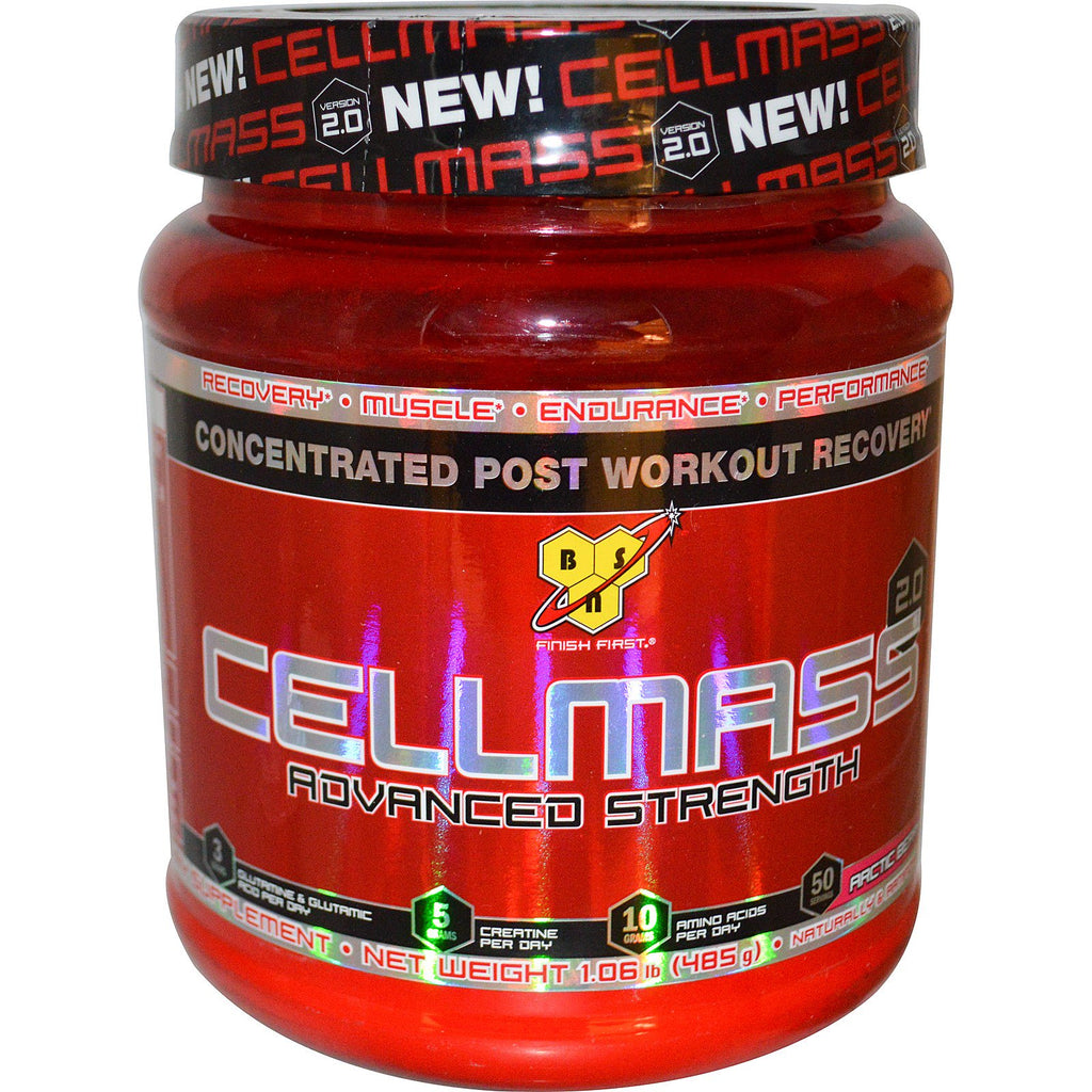 BSN, Cellmass 2.0, Concentrated Post Workout Recovery, Arctic Berry, 1.06 lbs (485 g)