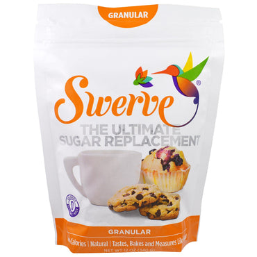 Swerve, o melhor substituto para o açúcar, granulado, 340 g (12 onças)