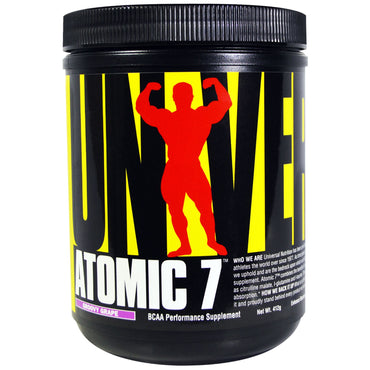 Universal Nutrition, Atomic 7, BCAA Performance Supplement, Groovy Grape, 412 grams