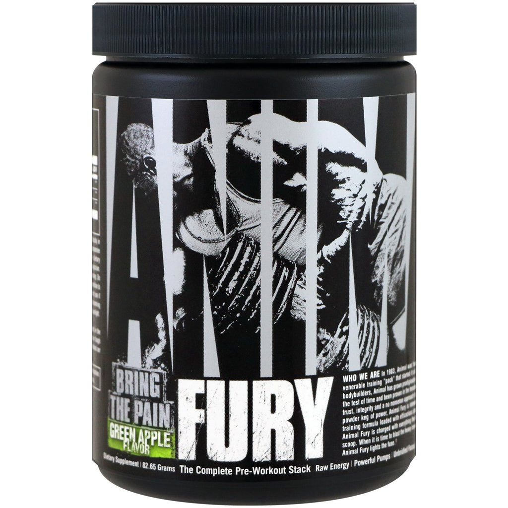 Universal Nutrition, Animal Fury, Mar verde, 82,65 g