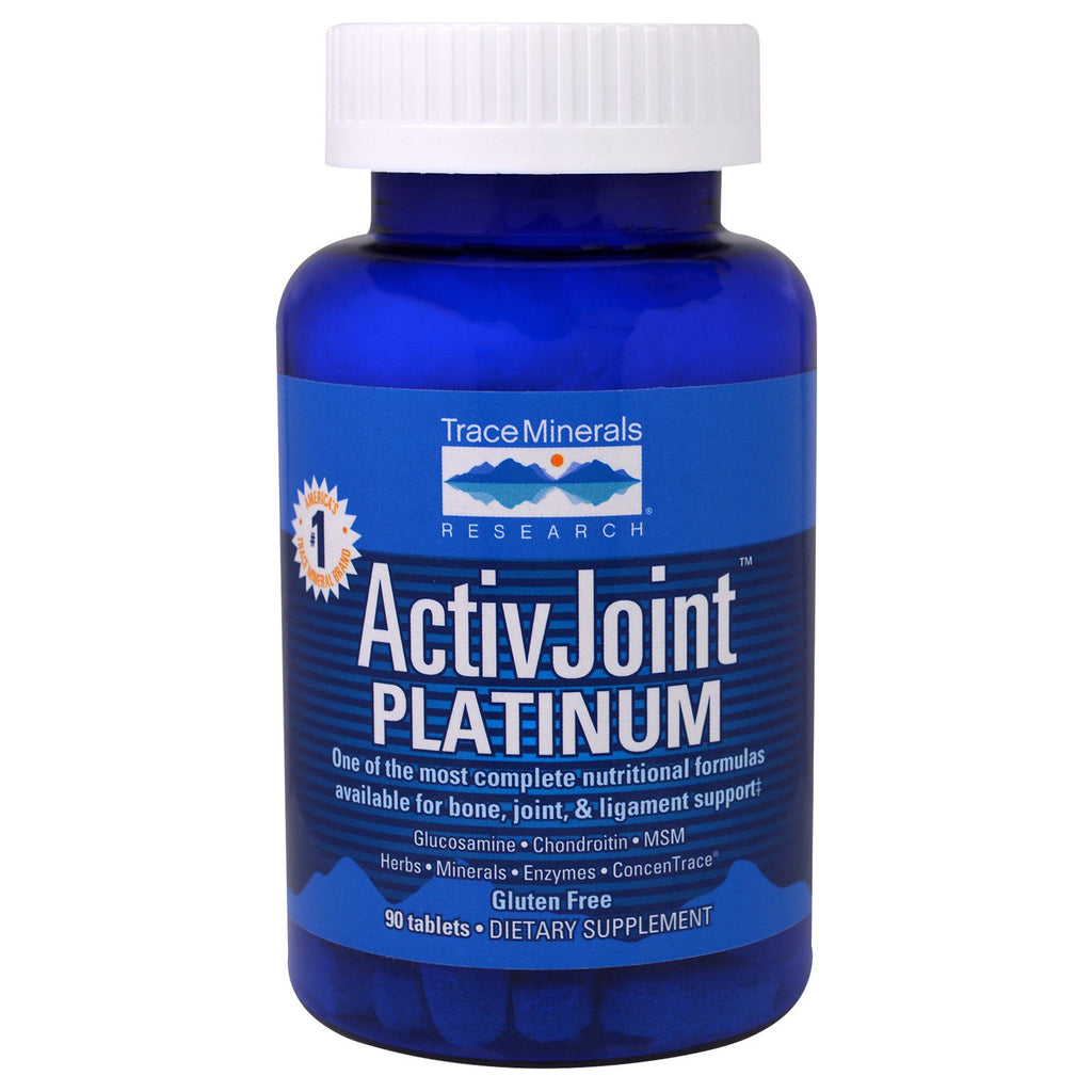 Trace Minerals Research, ActivJoint Platinum, 90 Tablets