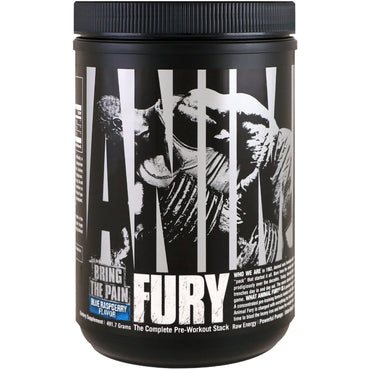 Universal Nutrition, Animal Fury, Framboesa Azul, 491,7 g