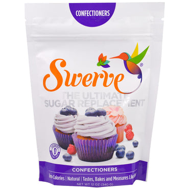 Swerve, The Ultimate Sugar Replacement, Confectioners, 12 oz (340 g)