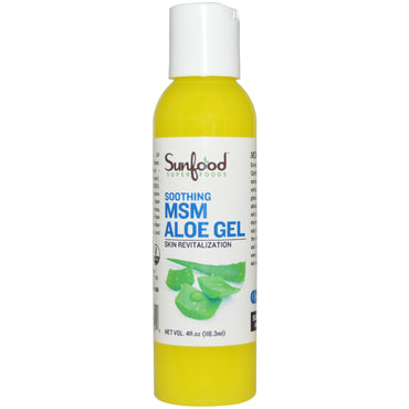 Solmat, MSM Aloe Gel, Skin Revitalization, 4 fl oz (118,3 ml)