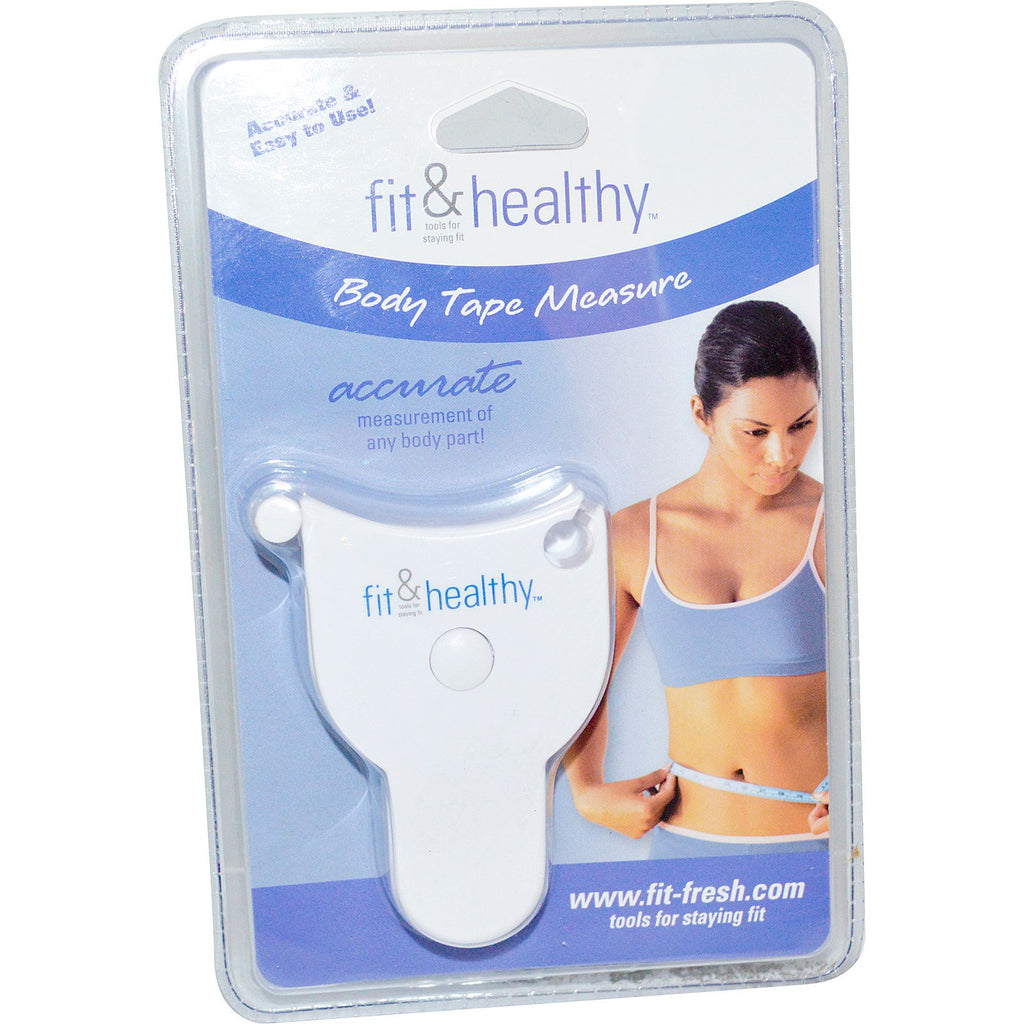 Fit & Fresh, Fit & Healthy, Body Tape Measure, 1 Tape Measure