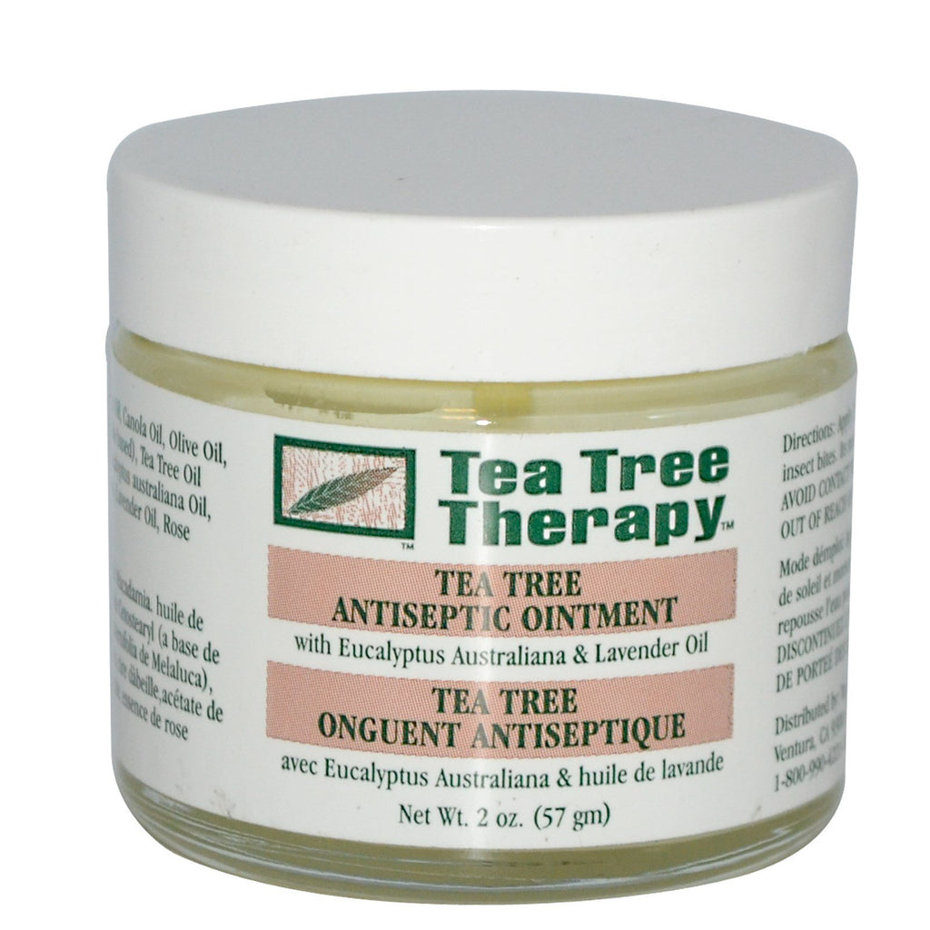 Tea Tree Therapy, unguent antiseptic pentru arbore de ceai, 2 oz (57 g)