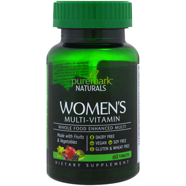 PureMark Naturals, multivitamina para mujeres, 60 tabletas