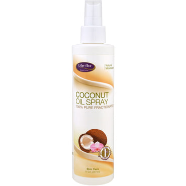 Life Flo Health, Coconut Oil Spray, 100% Pure Fractionated, 8 oz (237 ml)
