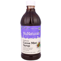 NuNaturals, NuStevia, sirop de menthe et de cacao, 16 fl oz (0,47 l)