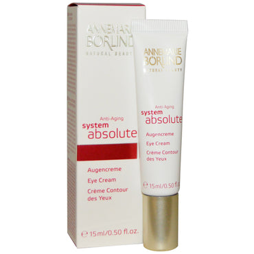 AnneMarie Borlind, System Absolute, Anti-Aging Eye Cream, 0,50 fl oz (15 ml)