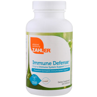 Zahler, defesa imunológica, fórmula original de suporte ao sistema imunológico, 120 cápsulas