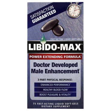 toegepaste voeding, Libido-Max, 75 snelwerkende vloeibare softgels