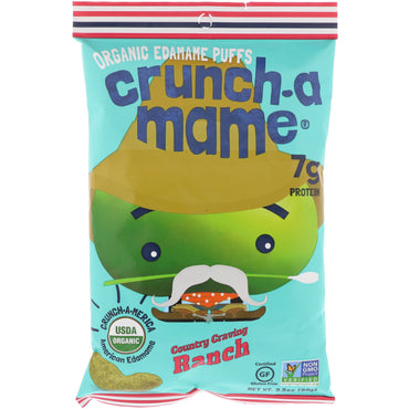 Crunch-A-Mame, 枝豆パフ、カントリー クレイビング ランチ、3.5 オンス (99 g)