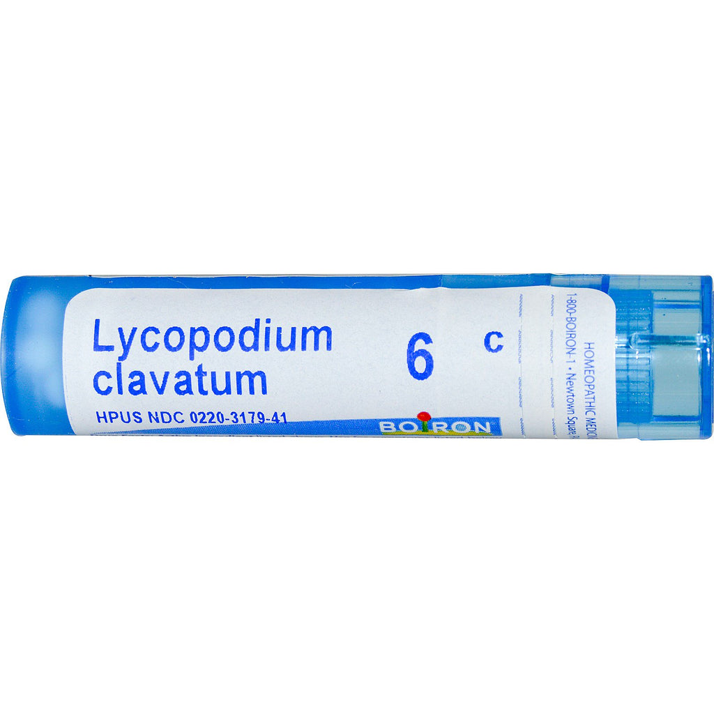 Boiron, remedios únicos, lycopodium clavatum, 6c, aproximadamente 80 gránulos